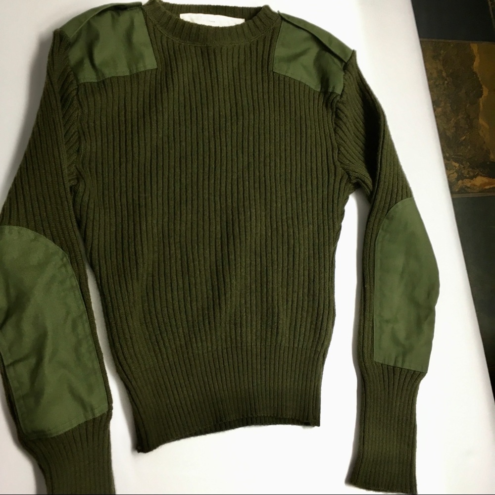 Vintage Khaki/Army Green Long Sleeve Cardigan